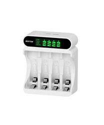 Beston 4 Slot LCD 1.2V NI-MH Battery Smart Charger