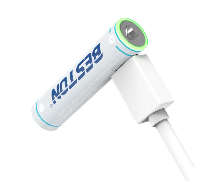 Beston Rechargeable AAA Batteries 600 mWh - USB to Type -C Charging