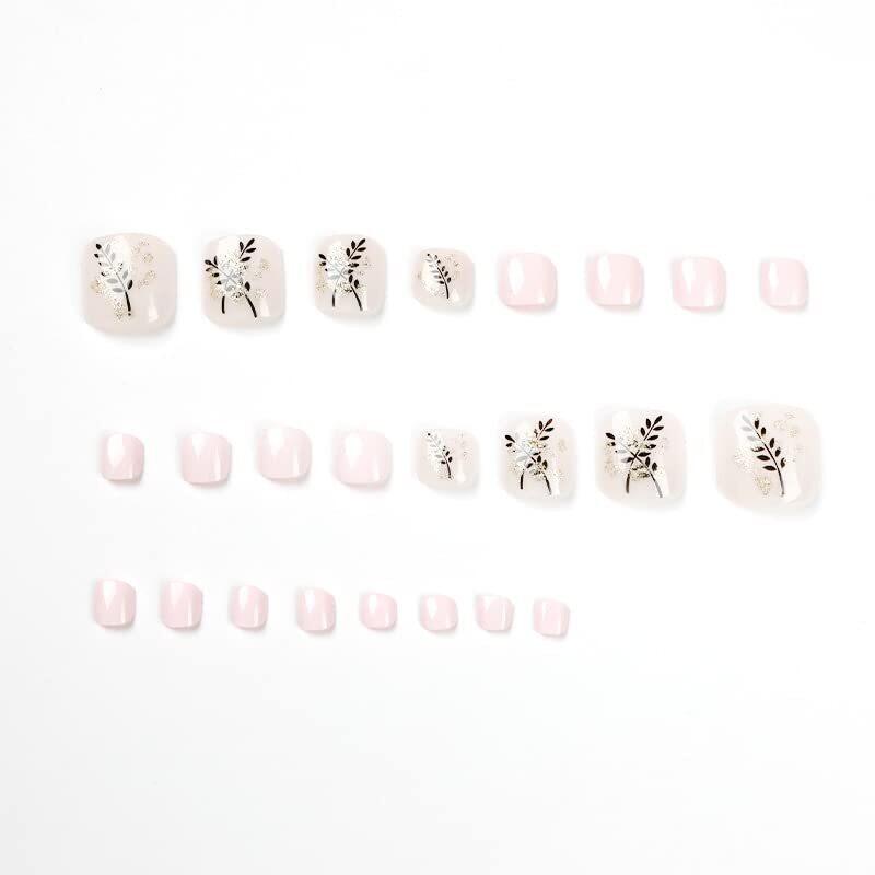 

Generic 24-Piece Salon Acrylic False Toe Nails 1653