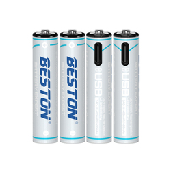 Beston Rechargeable AAA Batteries 600 mWh - USB to Type -C Charging