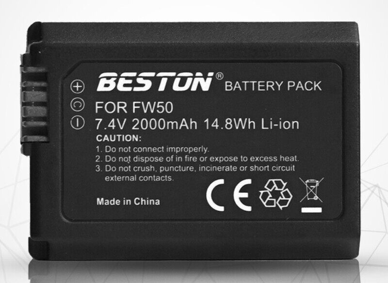 

Beston FW50 2000 mAh Battery For Sony Cameras - Pack of 1