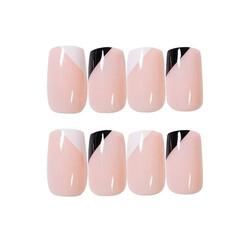 24-Piece Salon Acrylic Reusable False Nails Set Double Tape and Glue Included 825