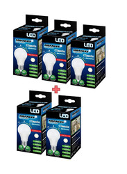 Milanlux Led Bulb, Non-Dimmable, 1350 Lumen, Warm White 3000, 15W, E27 Base, BUY 3 GET 2 FREE