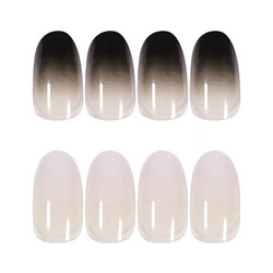 24-Piece Salon Acrylic Reusable False Nails Set Double Tape and Glue Included 868