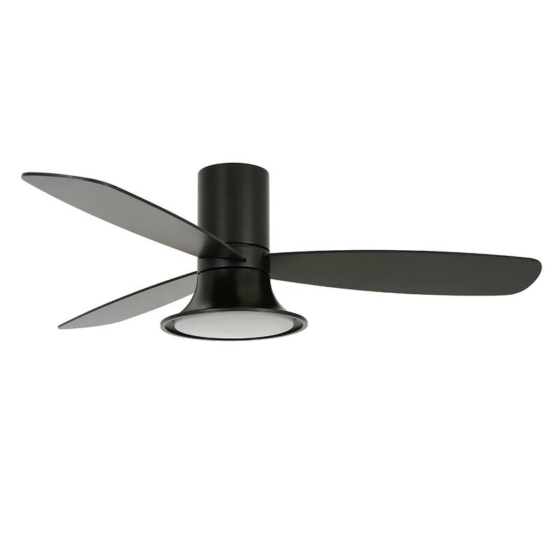 

Beacon / Germany FLUSSO Black ceiling fan 132cm light integrated and remote control included