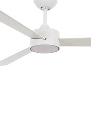 CLIMATE III White ceiling fan 132 3 blades with remote control