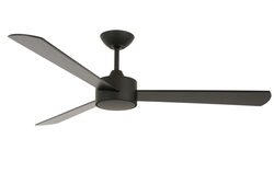 CLIMATE III Black ceiling fan 132 3 blades with remote control