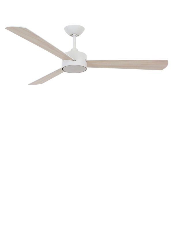 CLIMATE III White ceiling fan 132 3 blades with remote control