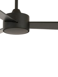 CLIMATE III Black ceiling fan 132 3 blades with remote control