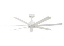 ATLANTA White outdoor ceiling fan 142cm light integrated and remote control included