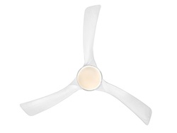 ASPAS white/white ceiling fan 132cm light integrated and remote control included