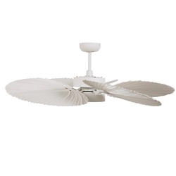 BALI ANTQ White ceiling fan 132 light integrated and remote control included