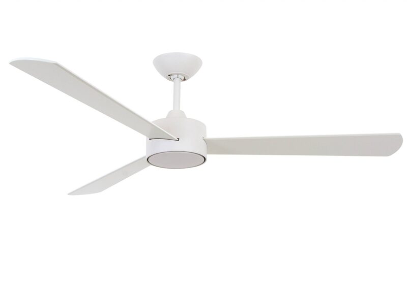 CLIMATE III White ceiling fan 132 3 blades with remote control