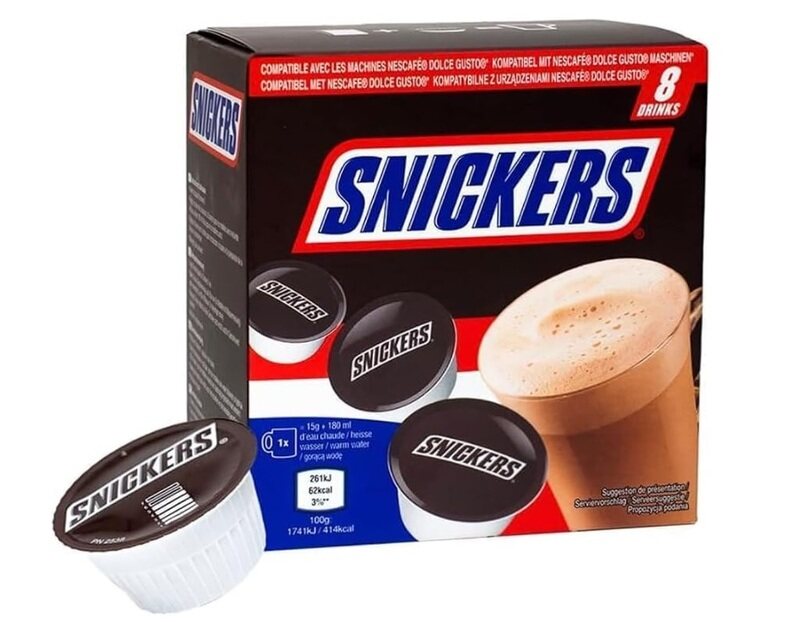 

Snickers 8 pods for Dolce Gusto