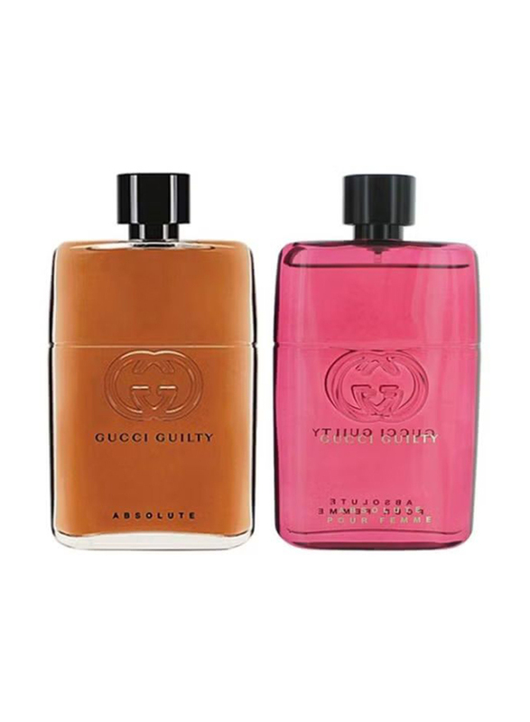 Gucci 2-Piece Perfume Set for Women, Guilty Absolute 180ml EDP, Guilty Absolute 180ml EDP