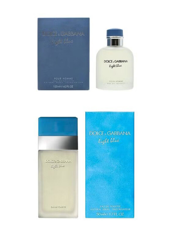 

Dolce & Gabbana 2-Piece Light Blue Perfume Set Unisex, 100ml EDT Perfume, 125ml EDT Perfume