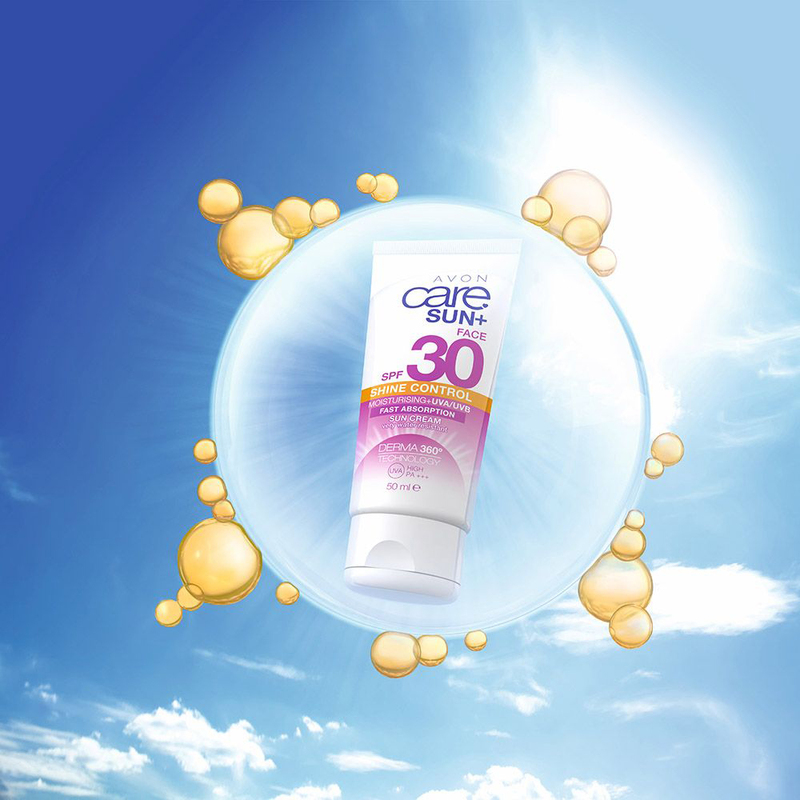 Avon Care Sun+ SPF 30 Shine Control Facial Sun Cream, 50ml