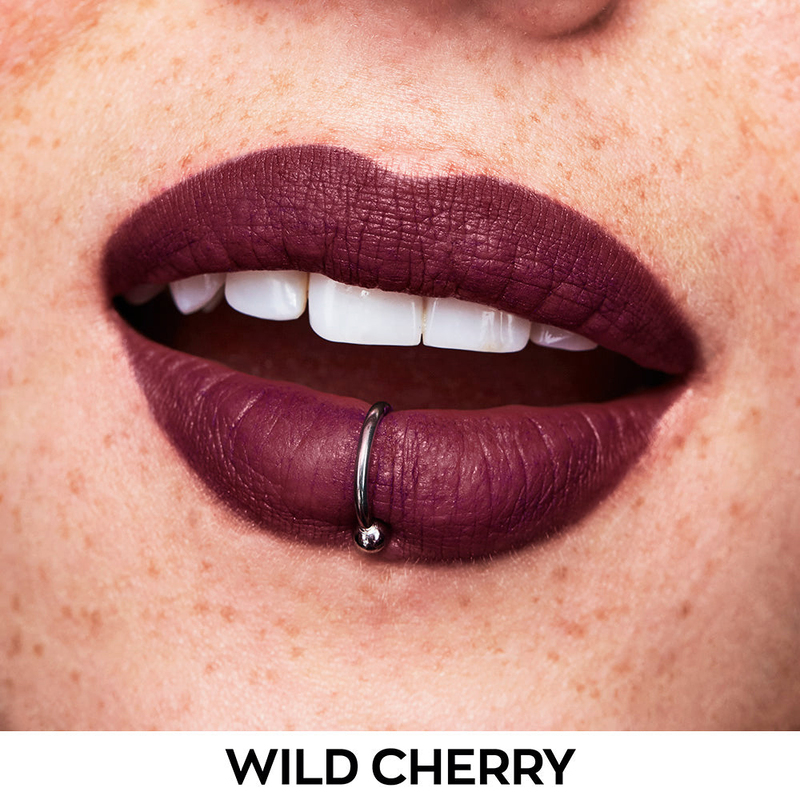 Avon SPF15 Ultra Matte Lipstick, 3.6g, Wild Cherry, Maroon
