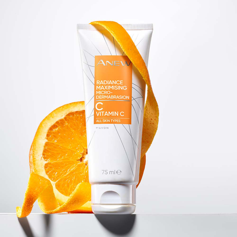 Avon Anew Radiance Microdermabrasion Face Polish with vitamin C for All Skin Types, 75ml