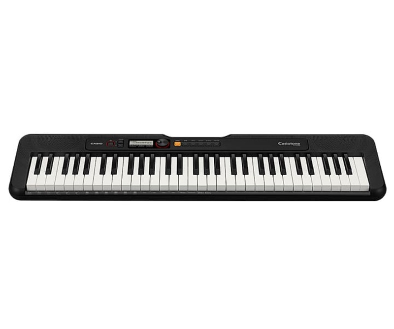 Casio Ct-S200BK 61-Key Portable Keyboard black with adaptor