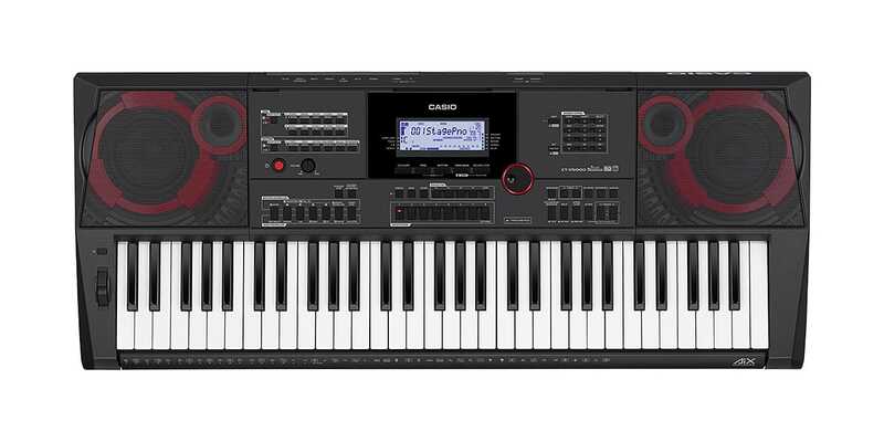Casio CT-X5000 High Grade Keyboard with 61 Touch Response Keys - Black