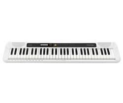 Casio Ct-S200WE 61-Key Portable Keyboard white with adaptor