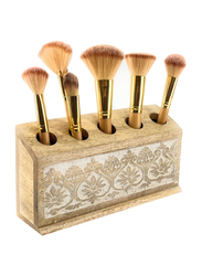 Souq Designs Makeup Brushes Holder, Natural White