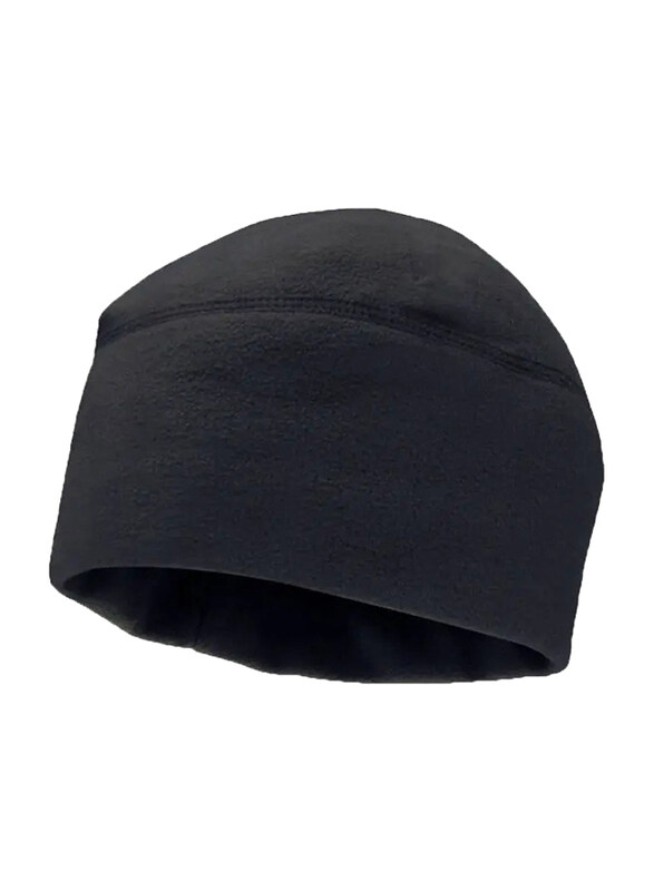 

Bumr Marine Polar Fleece Beanie Winter Cycling Cap Unisex, One Size, Black