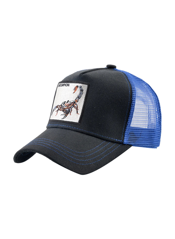 

Kissbaobei Scorpion Trucker Patch Adjustable Snapback Cap Unisex, ST-313, One Size, Light Blue