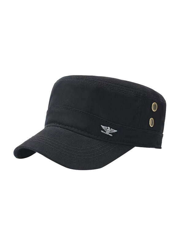 

Bumr Tactical Force Military Flat Baseball Cap Unisex, One Size, Black