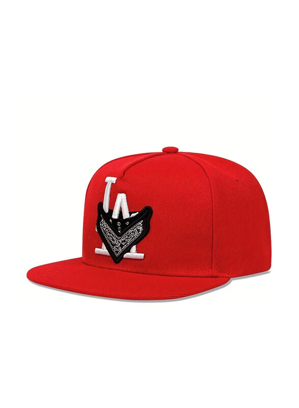 

Bumr LA Desert Bloom Snapback Hip Hop Hat Unisex, One Size, Red