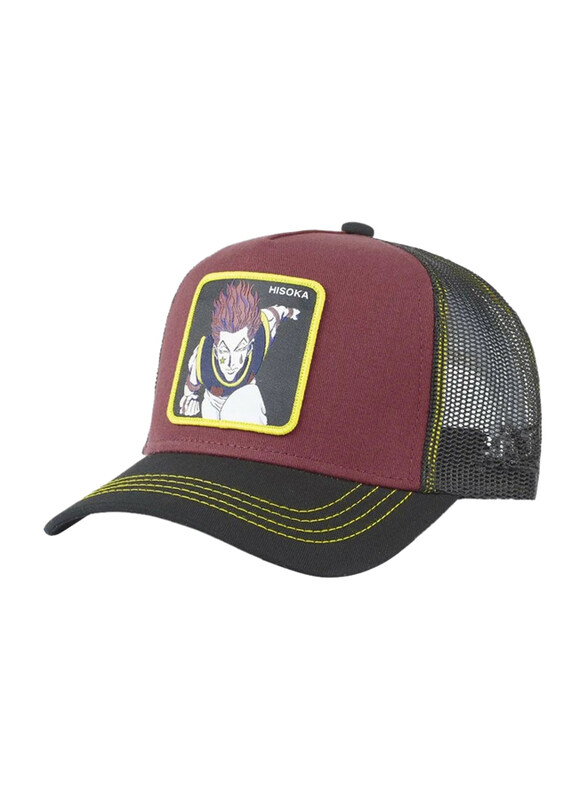 

Bumr Anime Cartoon Snapback Cap Unisex, One Size, Hisoka Red
