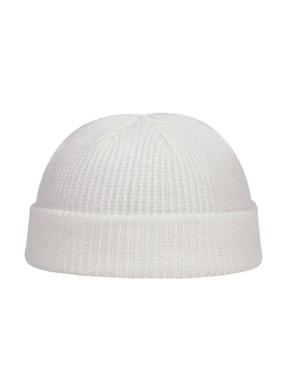 

Voron Winter Essentials Skullcap Trendy Beanie Caps Unisex, One Size, White