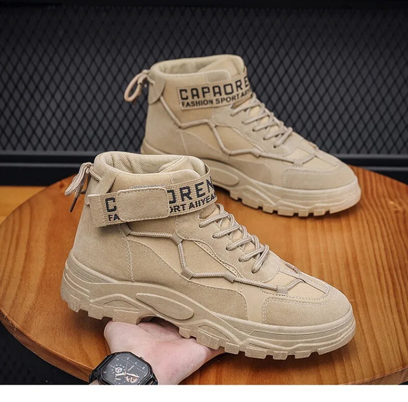 

Bumr Desert Military Ankle Men Hiking Boots