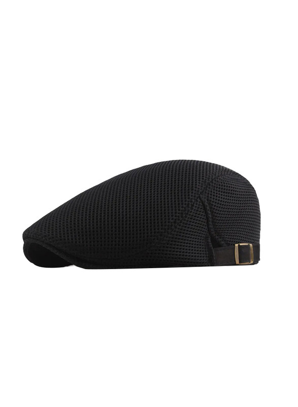 

Cozok Urban Breeze Breathable Mesh Newsboy Cap Unisex, One Size, Black