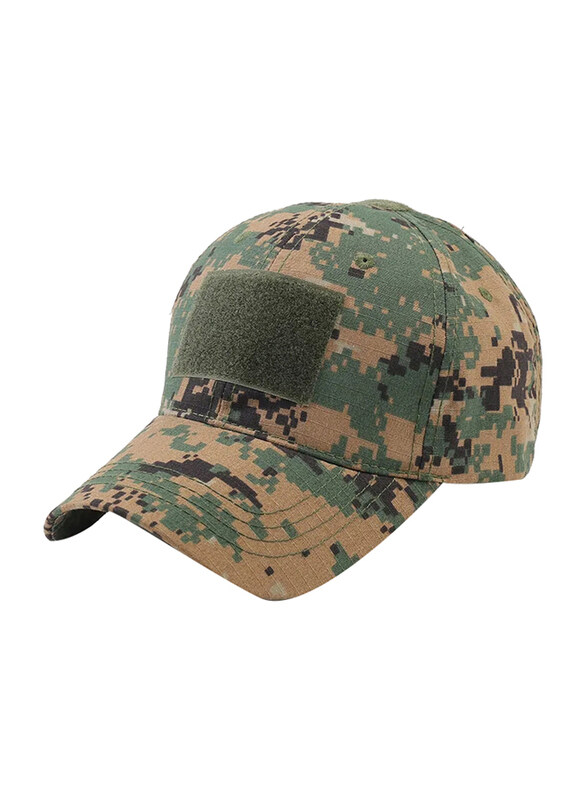 

Bilyclub Camouflage Tactical Comfortable Adjustable Baseball Cap Unisex, CT-301, One Size, Green/Brown