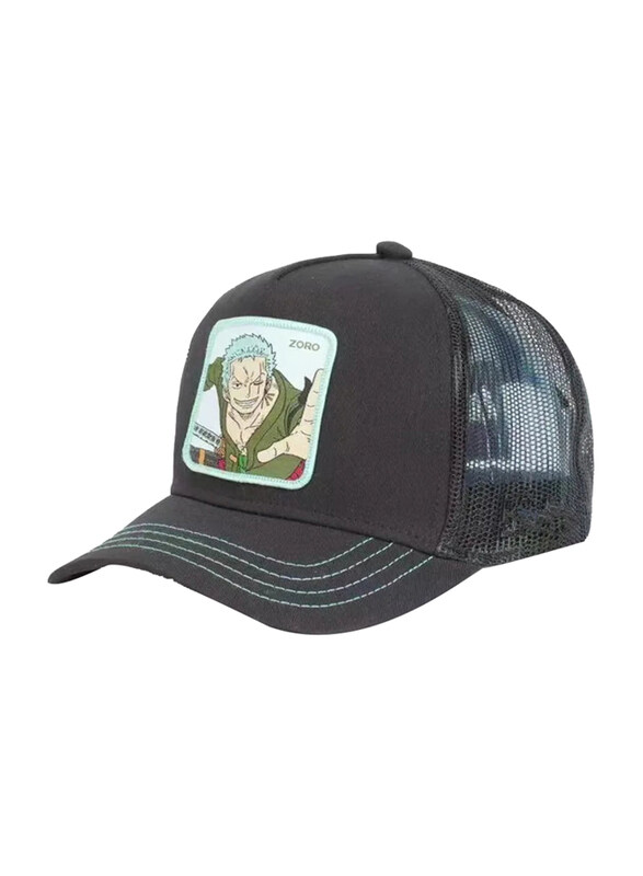 

Bumr Anime Cartoon Snapback Cap Unisex, One Size, Zoro Black