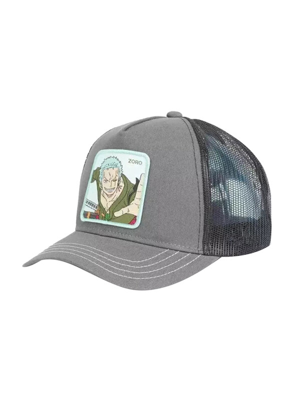 

Bumr Anime Cartoon Snapback Cap Unisex, One Size, Zoro Grey