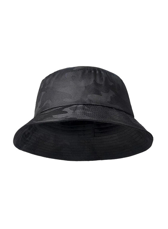

Bumr Camouflage Cool Breathable Fisherman Hat Unisex, One Size, Black