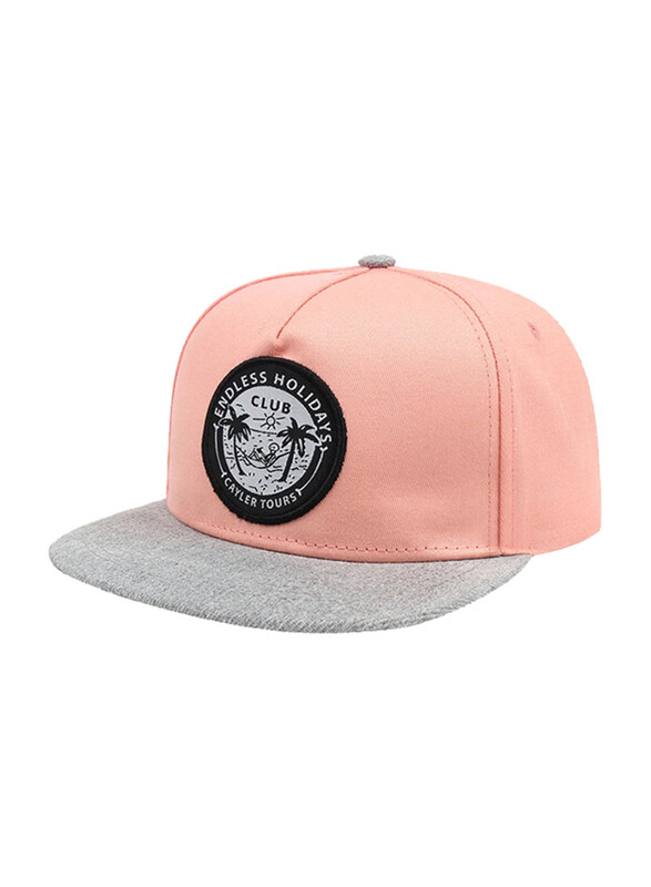 

Bumr Cashed Out Fastball Embroidered Hip Hop Snapback Cap Unisex, 56-62cm, Pink