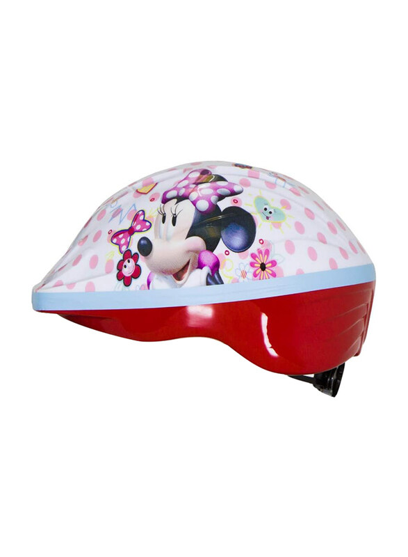 

Spartan Disney Minnie Kids Children Helmet, SP-9012, White/Red