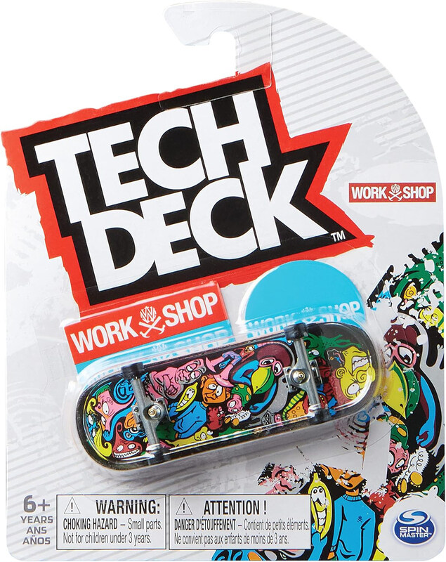 

Tech Deck Teck Deck Spin Master 96mm Fingerboard with Authentic Designs, Styles Vary, Ages 6+