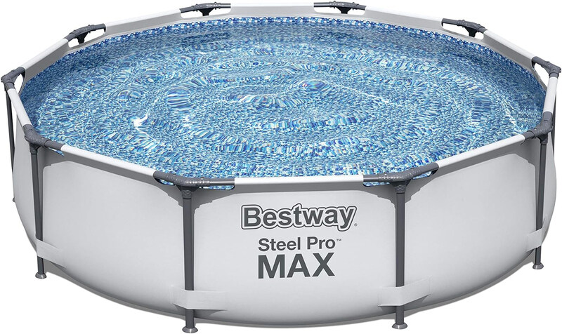 

Bestway 2-Piece Steel Pro Frame Pool Set, Grey