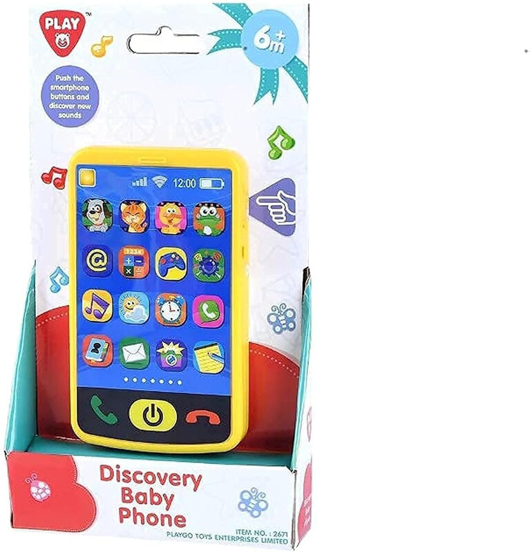 

PlayGo Discovery Baby Phone, Yellow, Ages 6+ Months