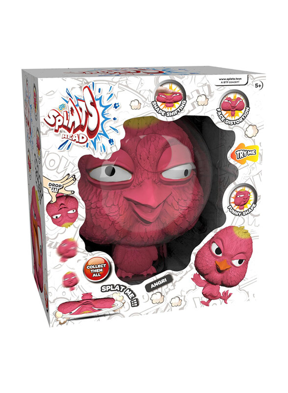 

Shush Splats Head - Angri: The Ultimate Stress-Relieving, Shape-Shifting Fun Toy, Ages 5+