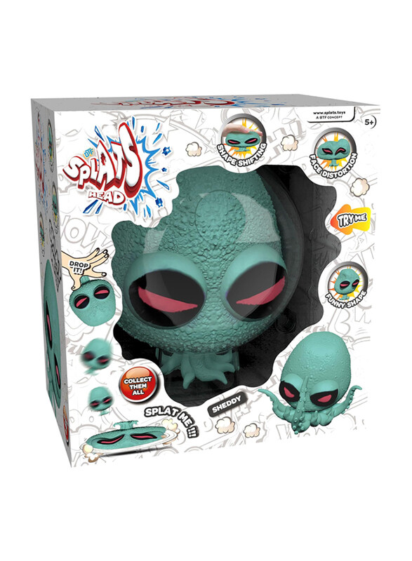 

Shush Splats Head - Sheddy: The Ultimate Stress-Relieving, Shape-Shifting Fun Toy, Ages 5+