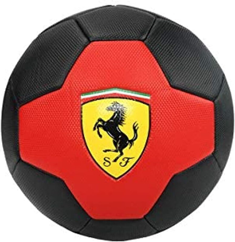 

Mesuca One Size Ferrari Soccer Ball, Red/Black
