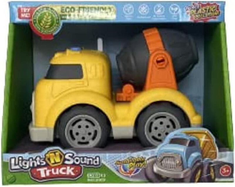

Generic Lights N Sound Cement Mixer Truck, Ages 3+
