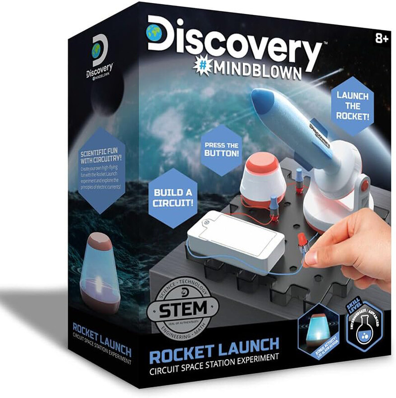 

Discovery Mindblown Stem Rocket Launch Space Station Circuitry Set, Multicolour, Ages 8+