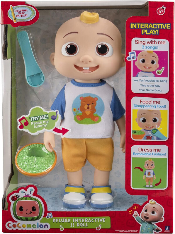 

Cocomelon Doll Roto Deluxe Interactive JJ Doll, Ages 3+